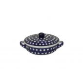 saucepan with a cover - Polish pottery