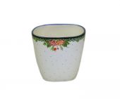 Cover for a flower pot - Polish pottery
